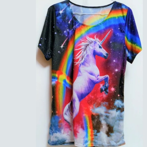 ISO HELL YEAH VS GALAXY IOD DRESS SPLATTERED SPLIT - Picture 5 of 5